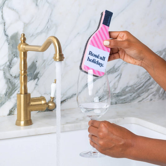 Holiday Scrubbly™ Sponge - Rosé all Holiday