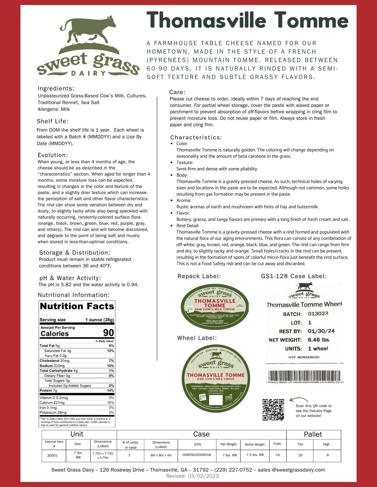 Thomasville Tomme Wheel
