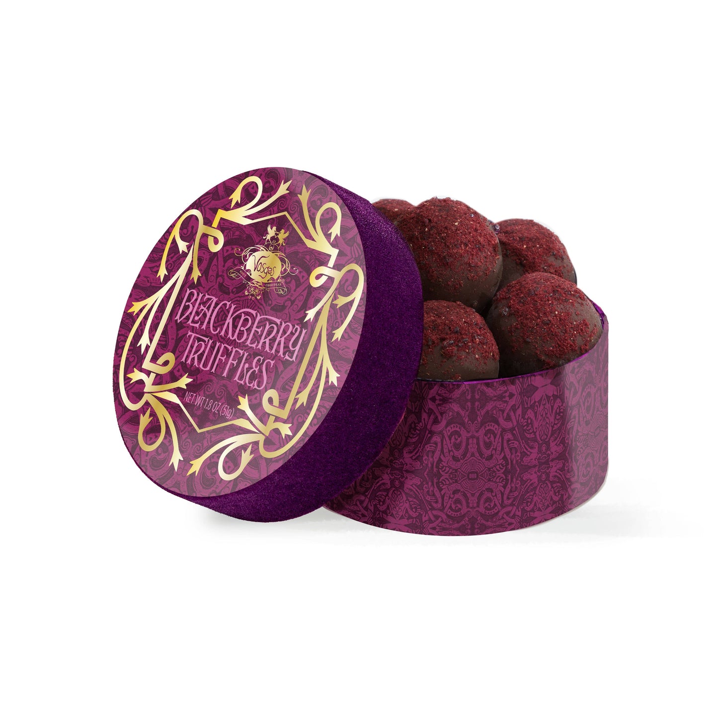 Blackberry Truffles, 5 pieces