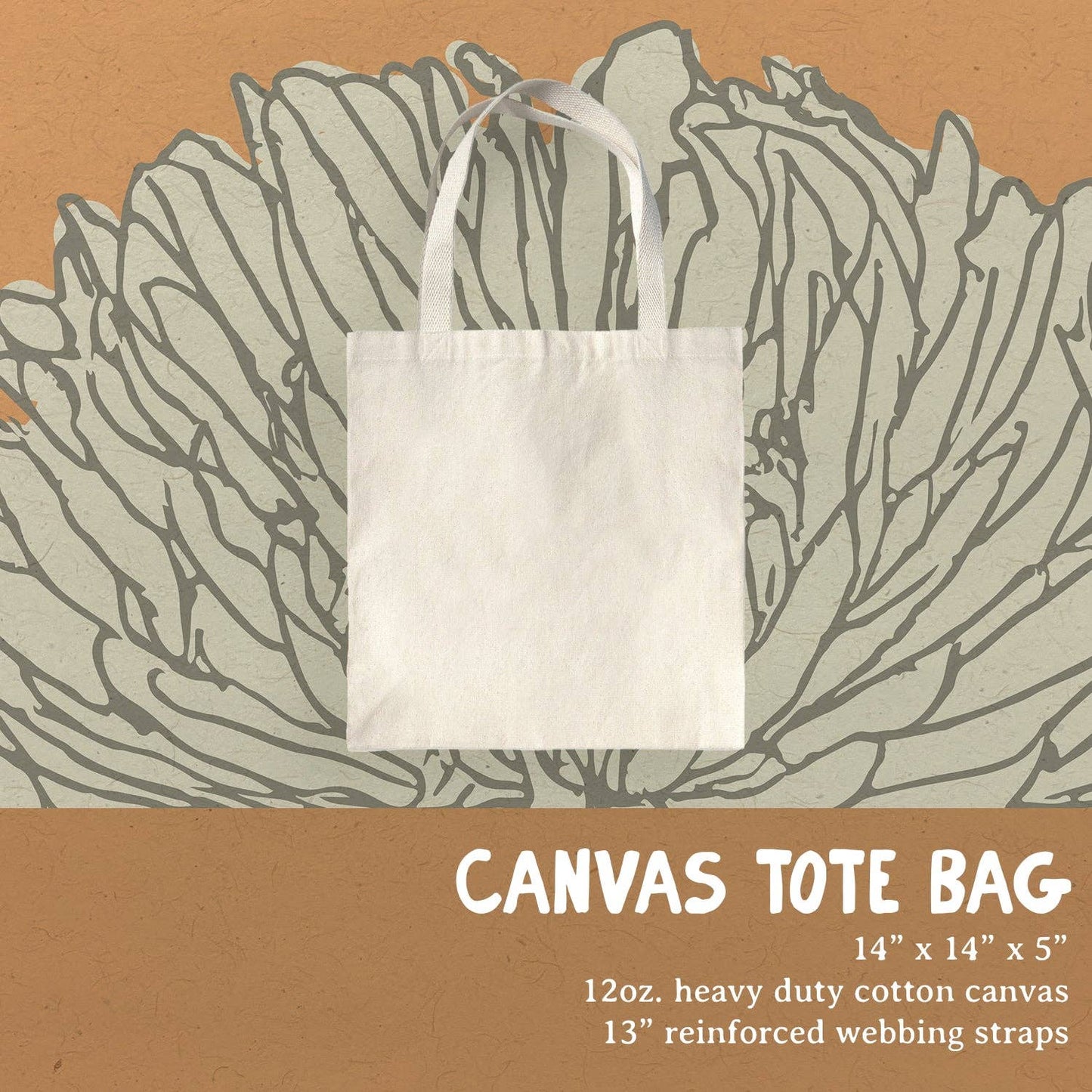 Retro Repeats - Custom Canvas Tote Bag