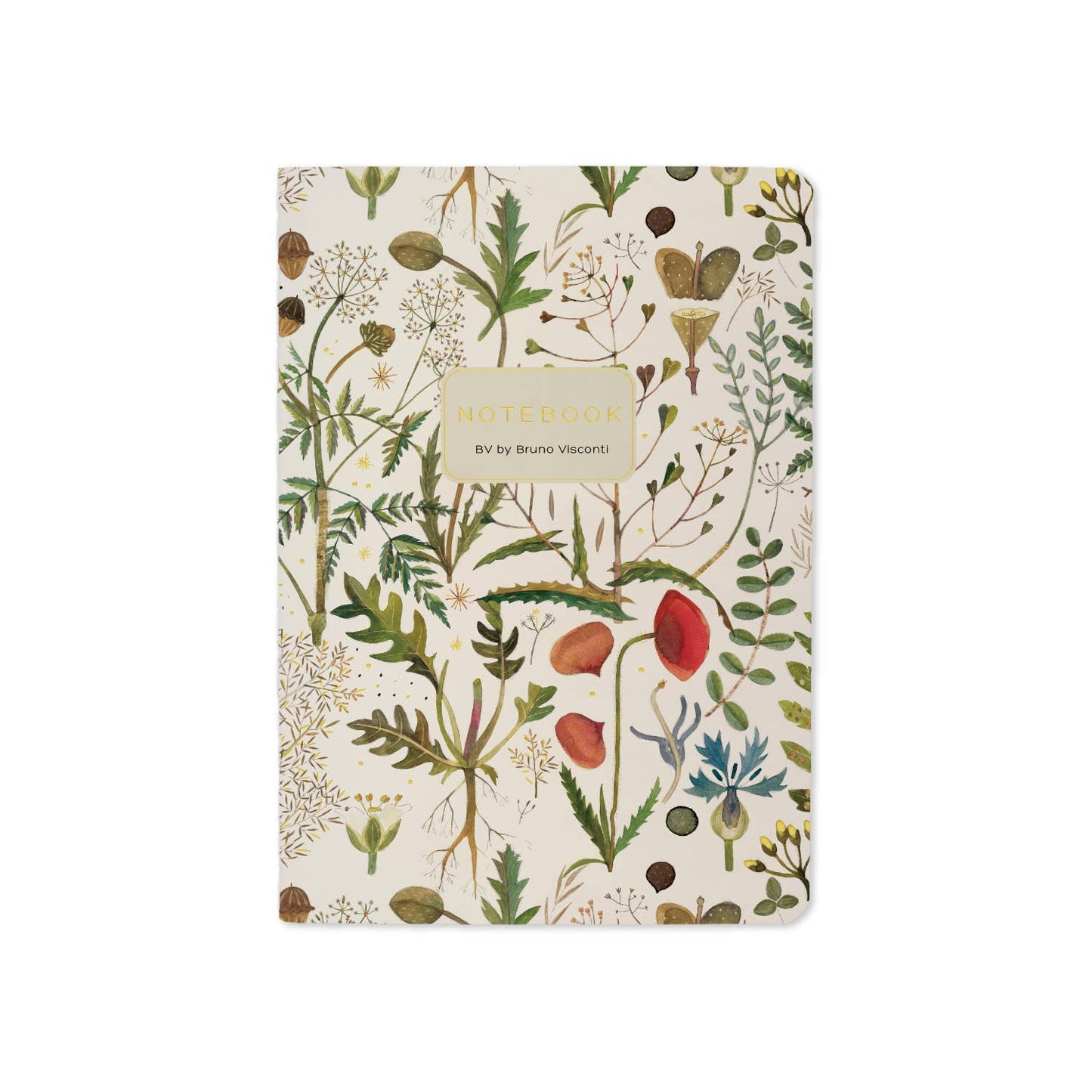 A6 Passport Notebook - Greens and Flowers
