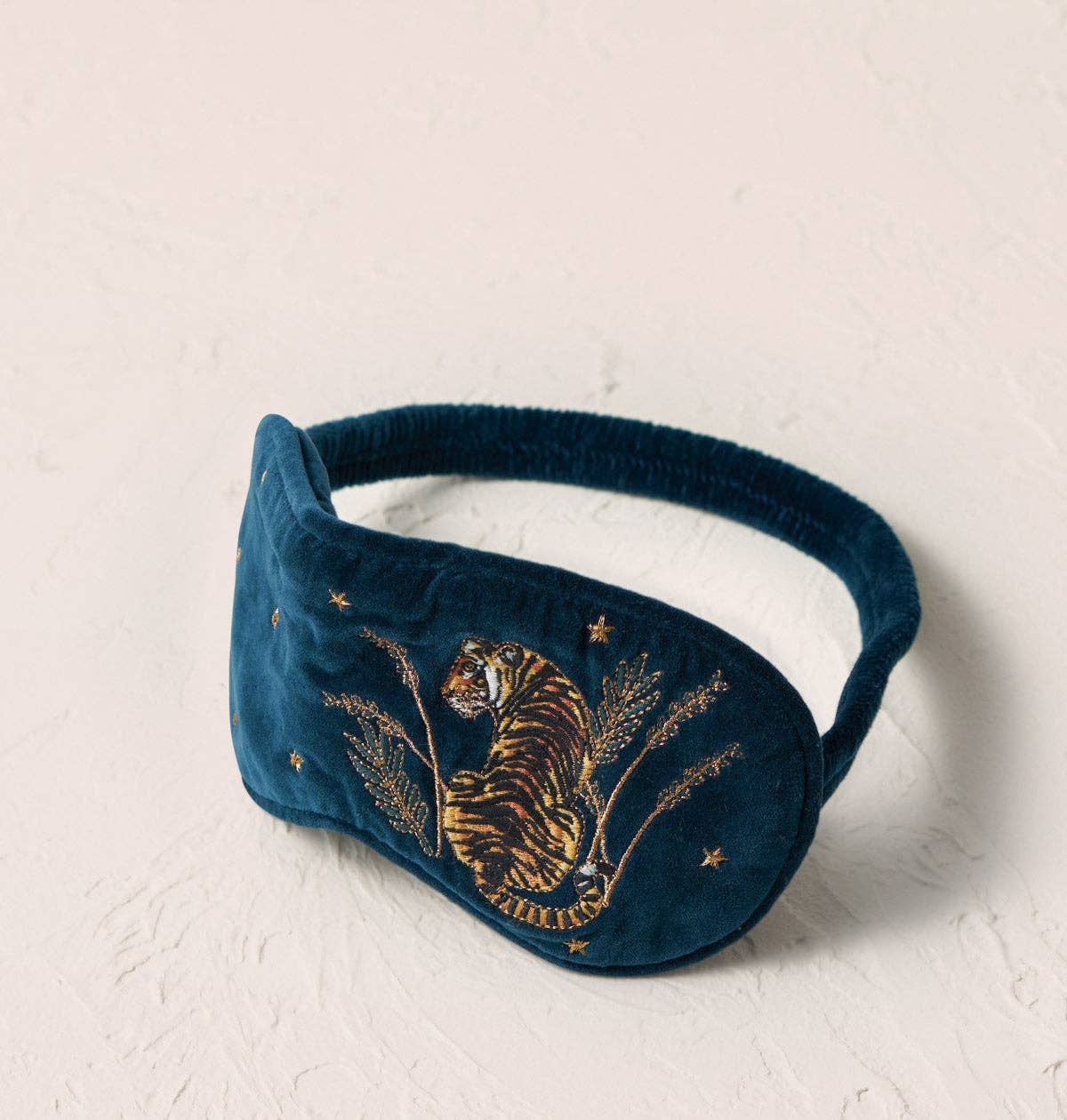 Tiger Conservation Eye Mask: Ink Blue / Velvet