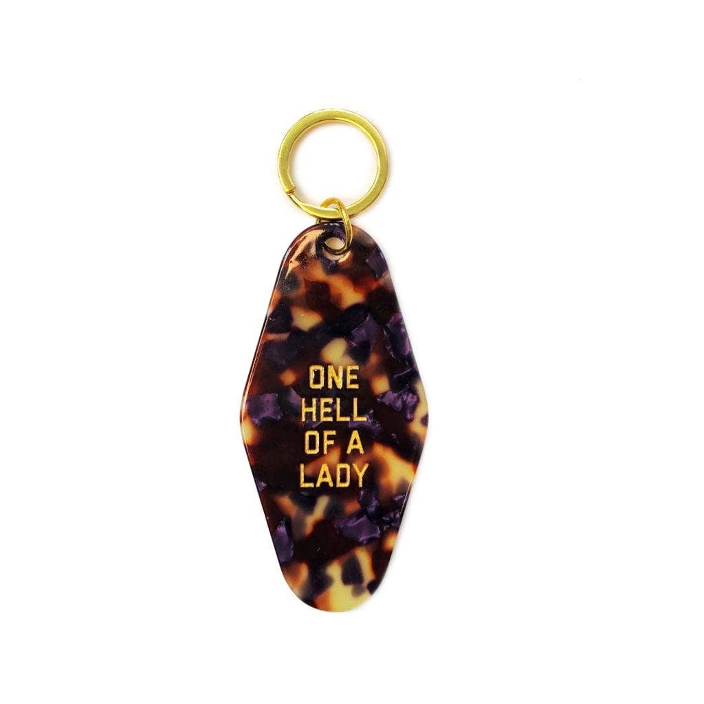 One Hell of a Lady Motel Keytag