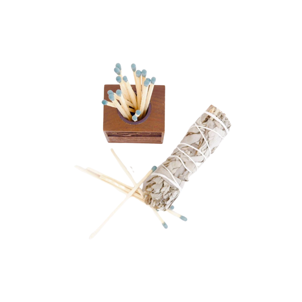 Wooden Candle/Match Holder 1970's Single
