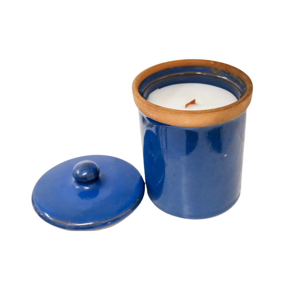 Italian Cobalt Pot