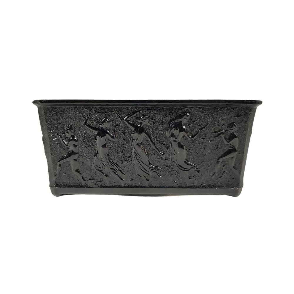 Midnight Revels Glass Planter