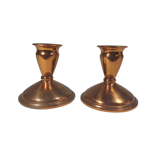 1980's Candleholders Copper Craft Guild