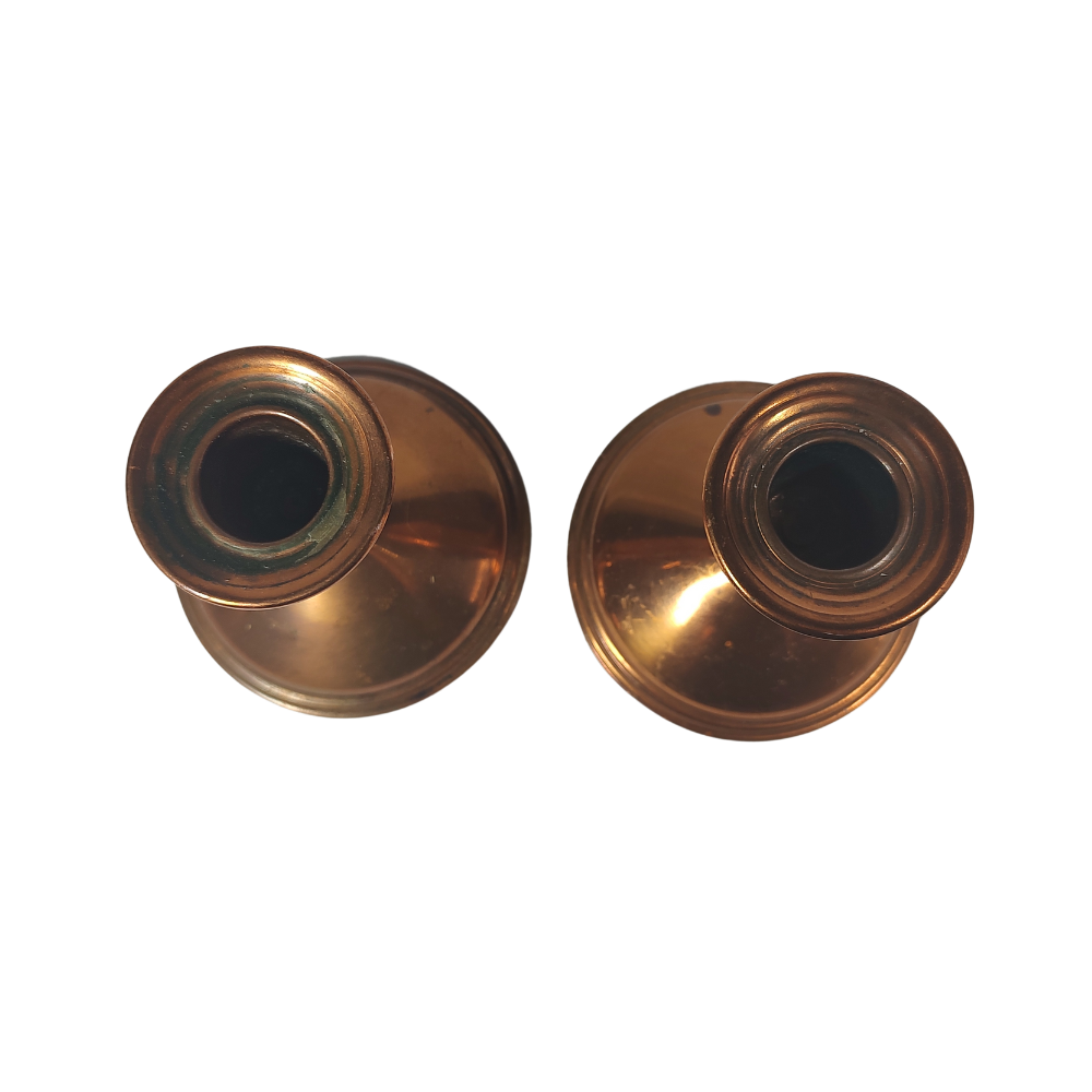 1980's Candleholders Copper Craft Guild