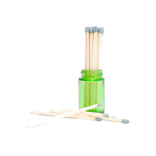 Vintage Green Small Matchstick Holder