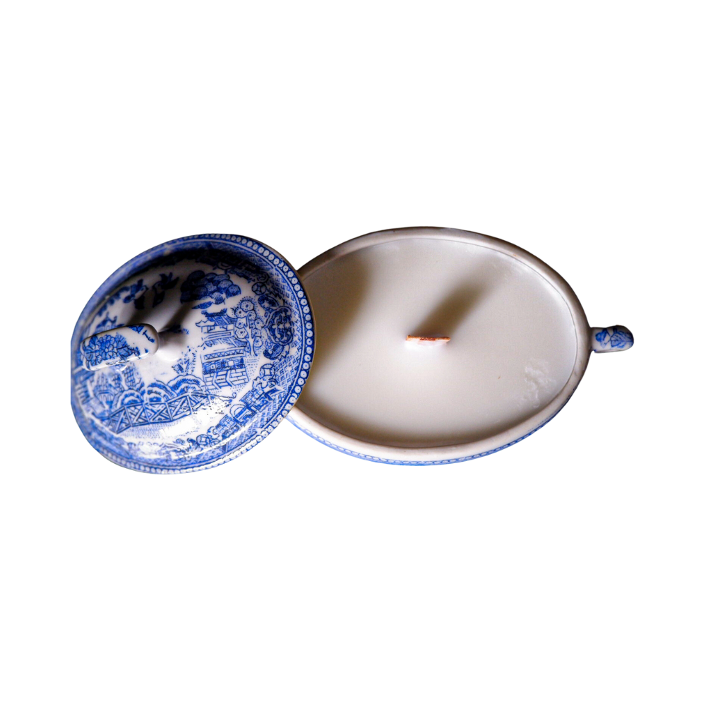 Dainty Blue & White Mini Tureen