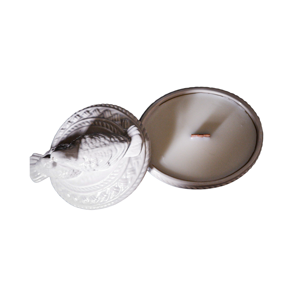 Iridescent White Love Birds