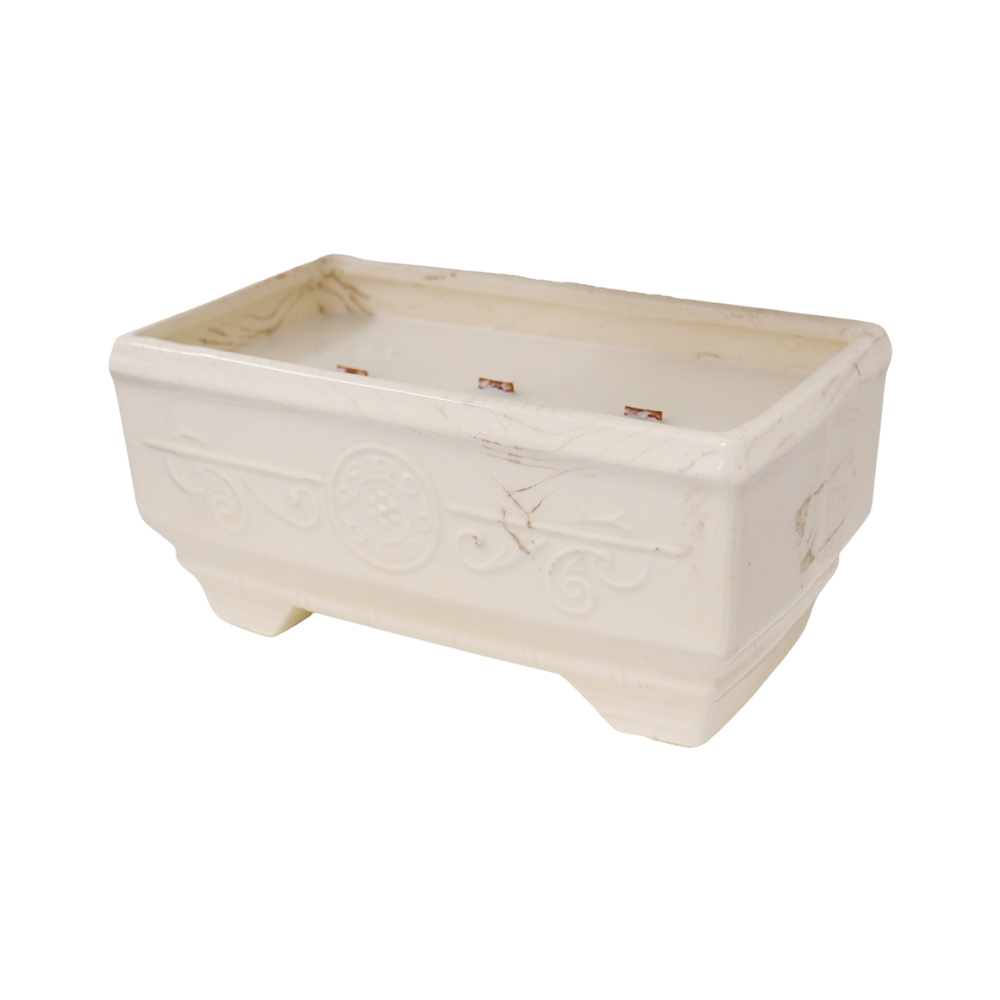 White Tusk Large Planter