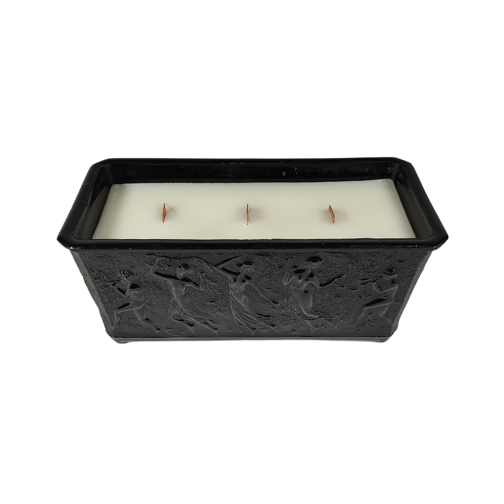 Midnight Revels Glass Planter
