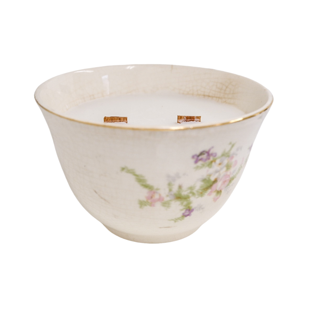 Creamy April Flowers & 22k Gold