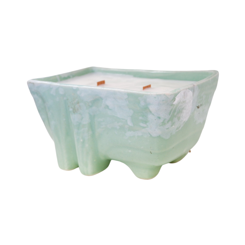 Brighton Sea Foam Deco Planter