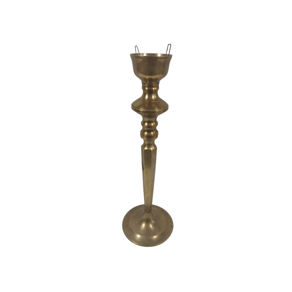 Single Brass Candle Holder