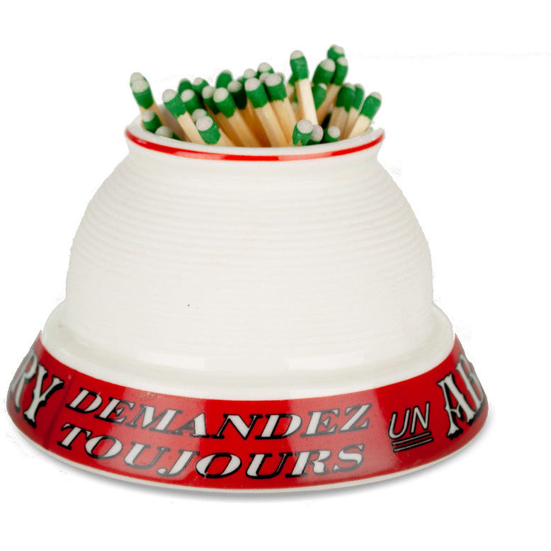French Bistro Ceramic Match Strike