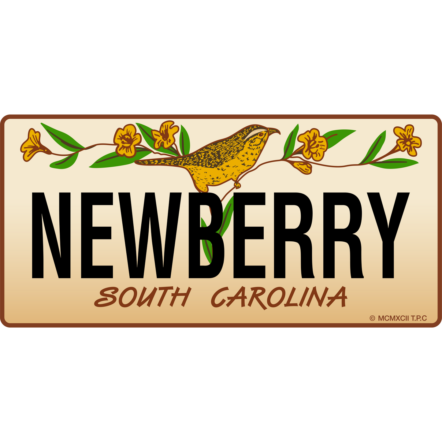 Vintage Newberry magnet