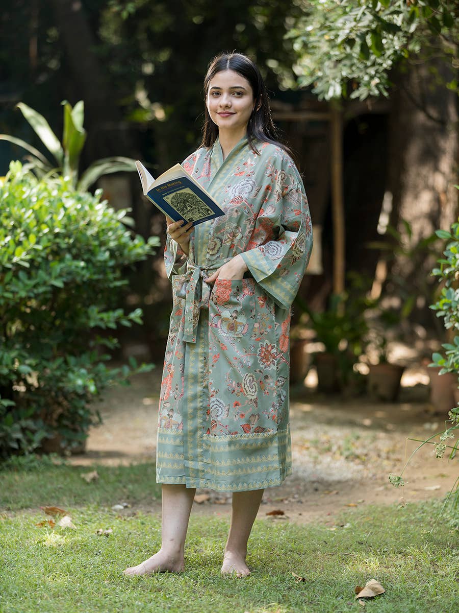 MALABAR THYME KIMONO