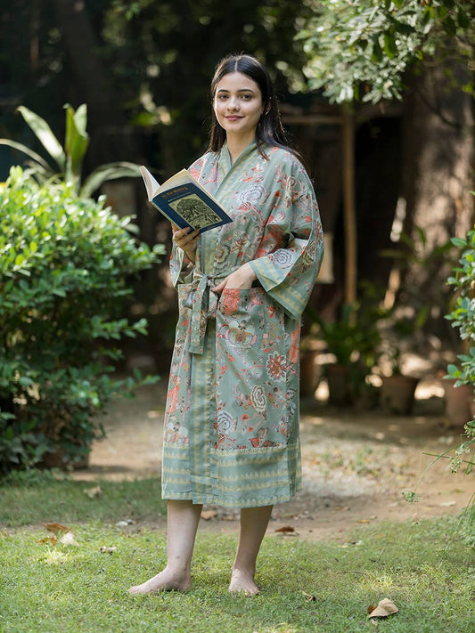 MALABAR THYME KIMONO