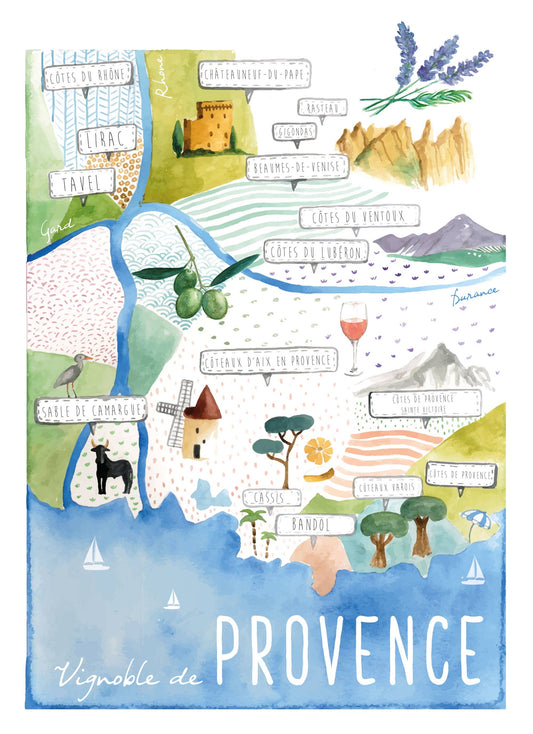 Vignoble de Provence - Linge De Maison / Kitchen Towel
