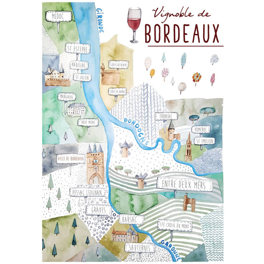 Vignoble de Bordeaux Linge de maison / Vineyards of Bordeaux