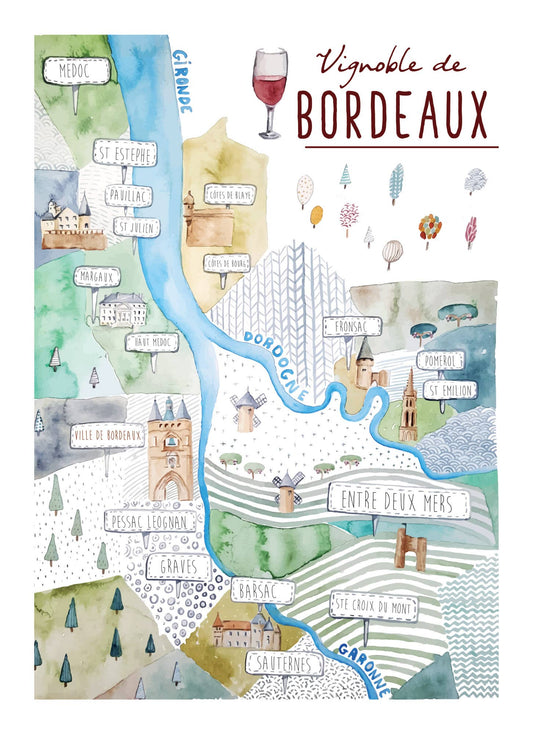 Vignoble de Bordeaux Linge de maison / Vineyards of Bordeaux