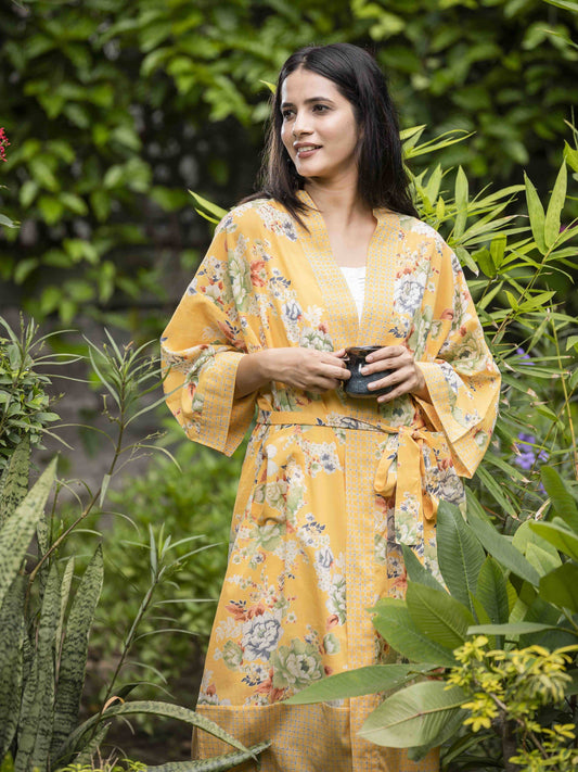 Magnolia Mango Kimono