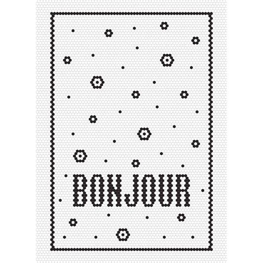 Bonjour Mosaic Kitchen Towel / Bonjour Linge De Maison