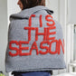 IT2389 'TIS THE SEASON & L'AMOUR' Lettering Sweater: Pink / S-M-L (2-2-2)