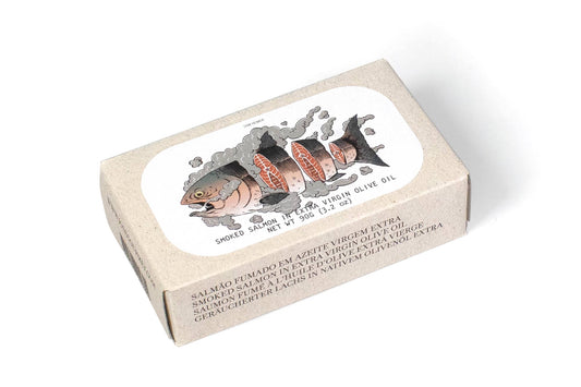 Jose Gourmet Smoked Salmon in Extra Virgin Olive Oil, 90g