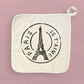 Paris Stamp - Pot Holder