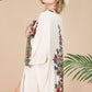 Secret Garden Duster Kimono: Ivory