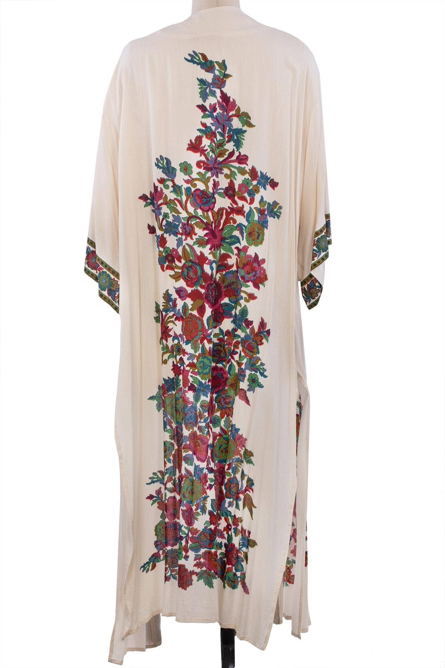 Secret Garden Duster Kimono: Ivory