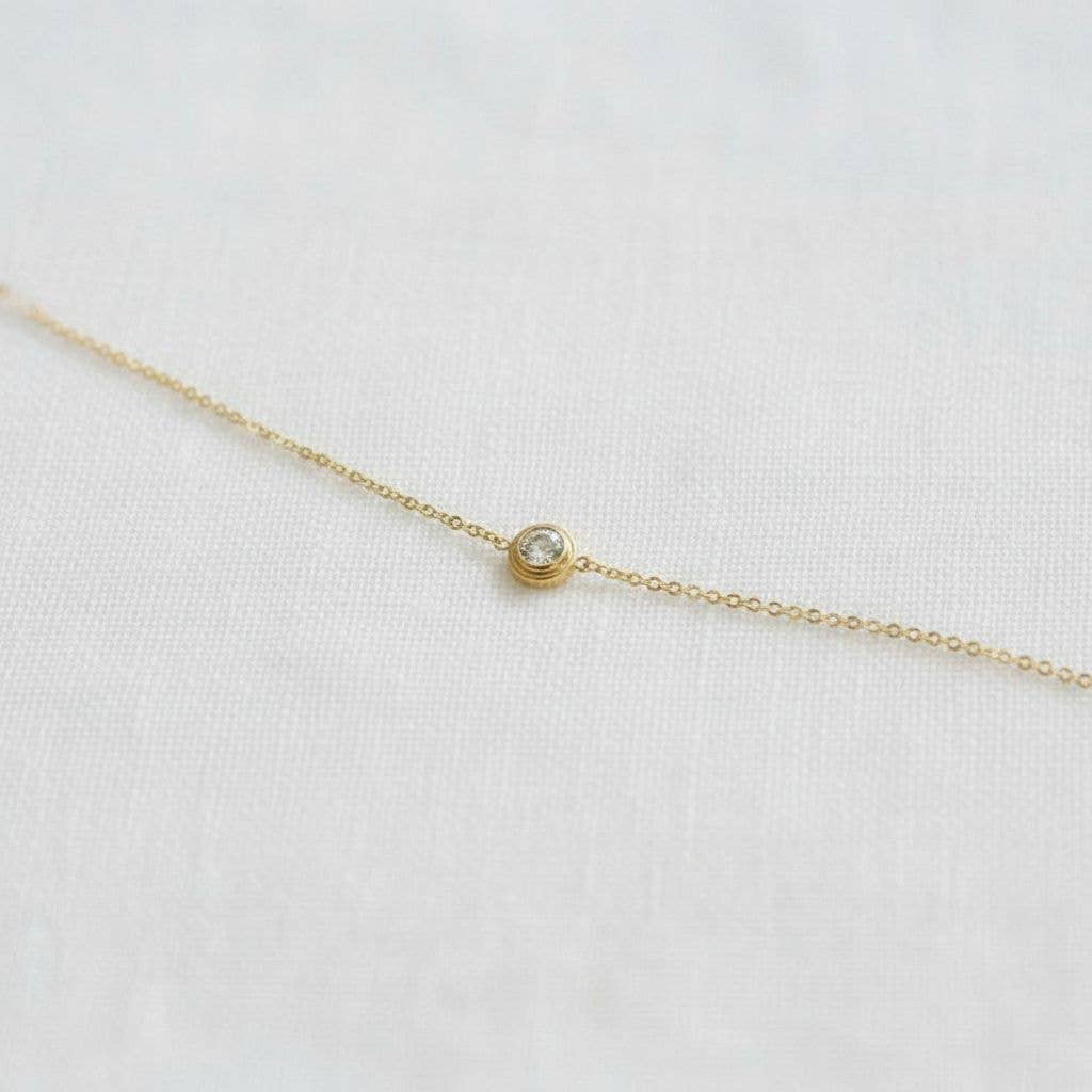 Mini Crystal Pendant Necklace: A1