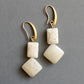 ISLE13 White and cream earrings