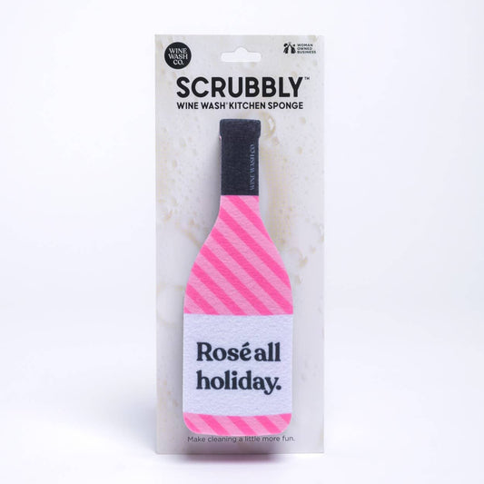 Holiday Scrubbly™ Sponge - Rosé all Holiday