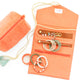 Velvet Jewelry Organizer-Coral