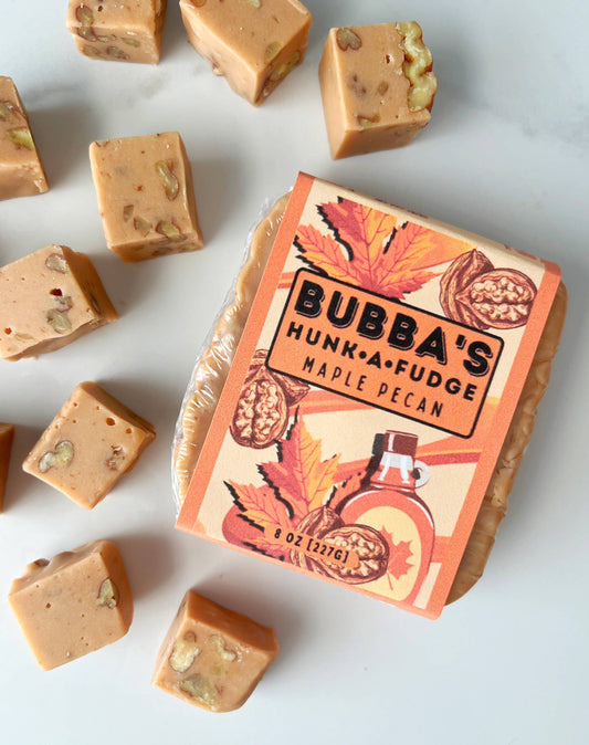 BUBBA'S MAPLE PECAN FUDGE