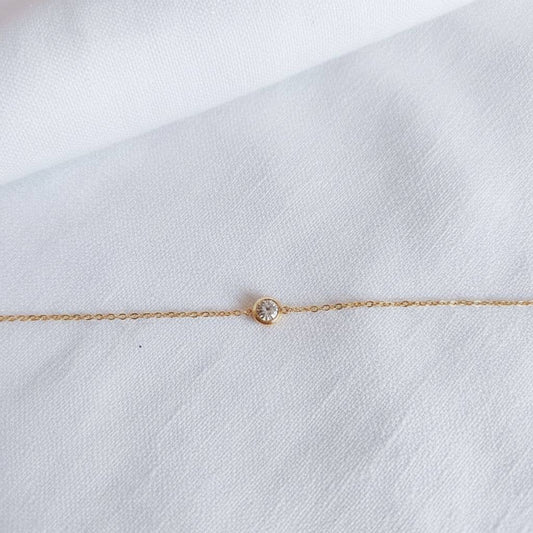 Mini Crystal Pendant Necklace: A1