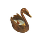 Athena - Small Swan Aged Brass