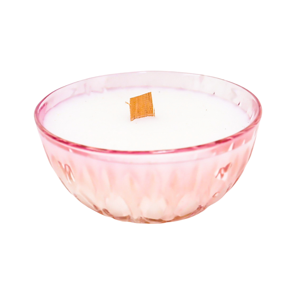 Blush Pink Depression Glass Bowl