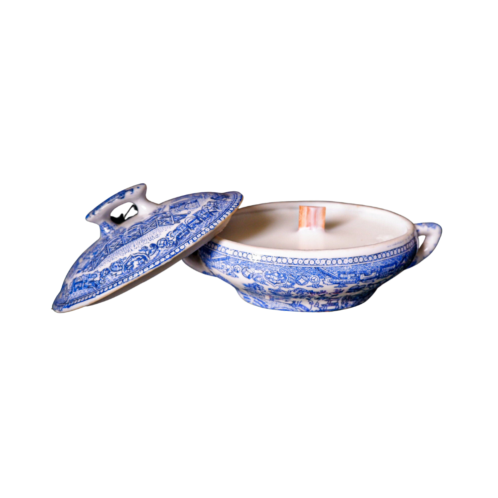 Dainty Blue & White Mini Tureen