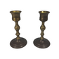 Classic Brass Candle Holder Pair