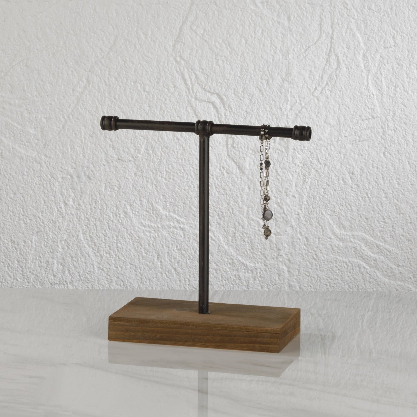Industrial T-Bar Jewelry Stands