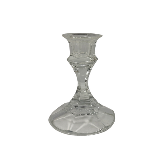 Short Glass Candle Holder