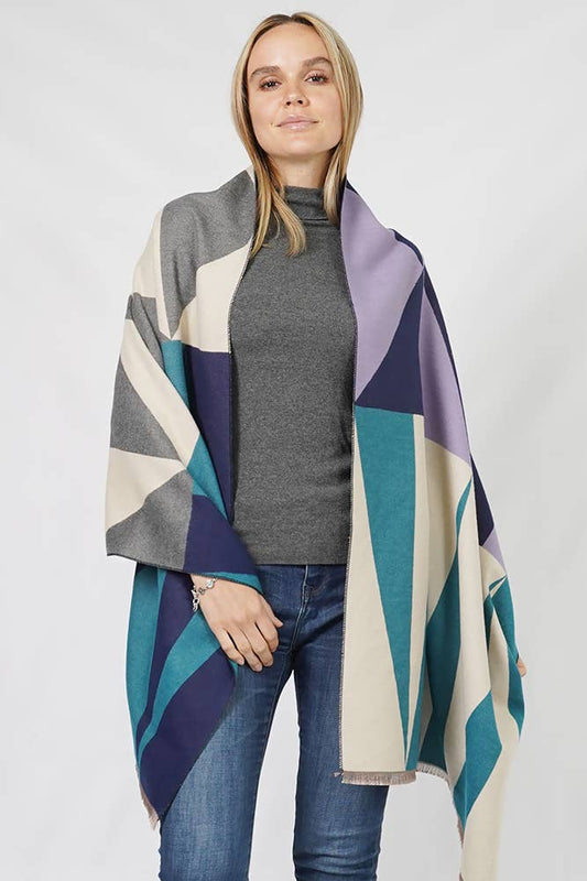 Geometric Pattern Pashmina Scarf